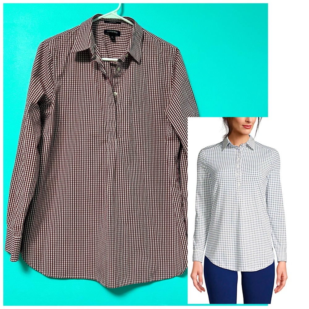 NWOT Lands End pop over tunic